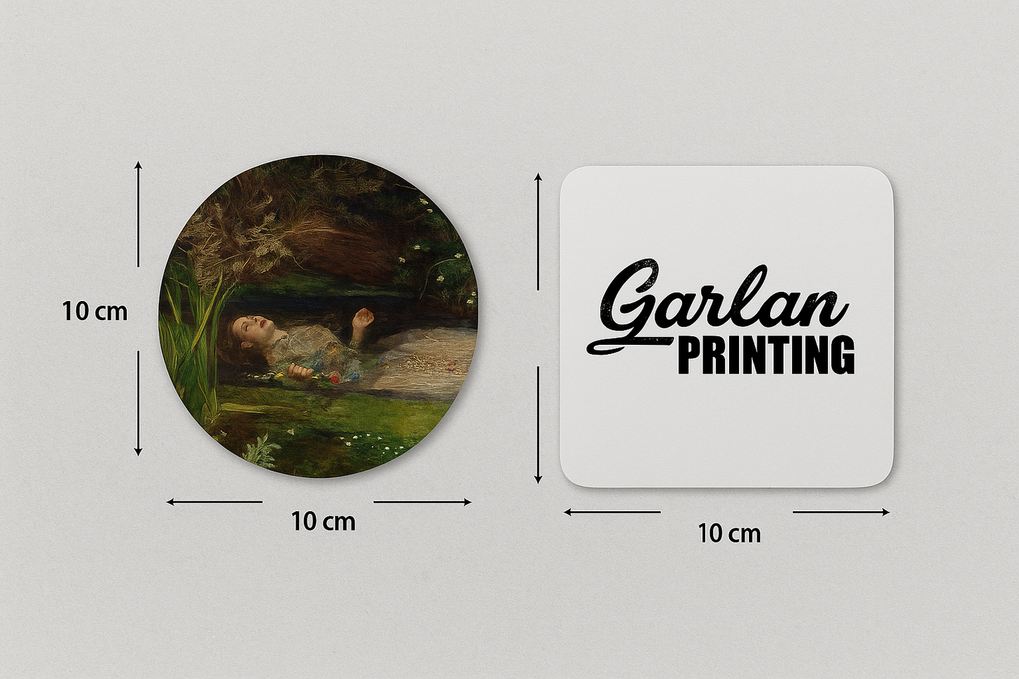 Personalized Rubber Coasters