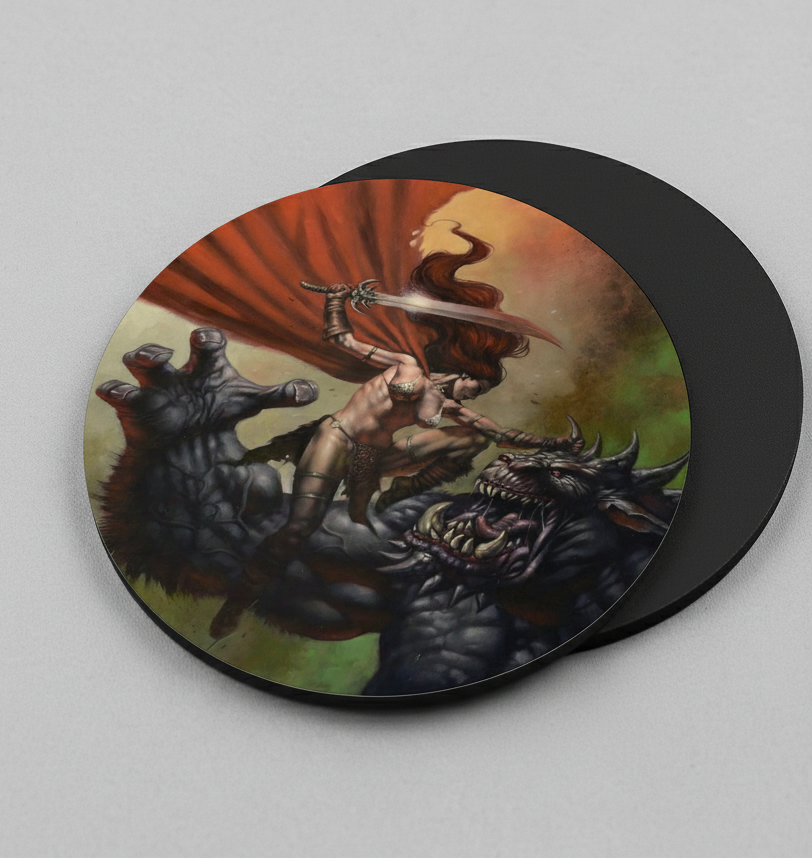 Personalized Rubber Coasters