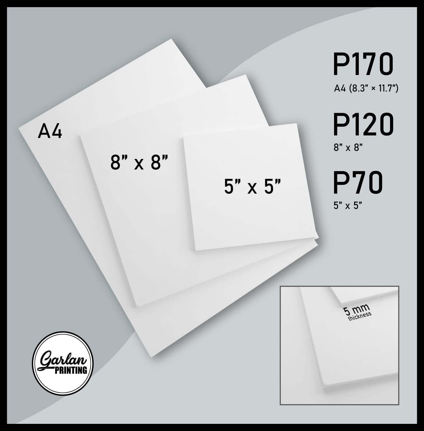 Personalized Sintra® Board Photo Tile