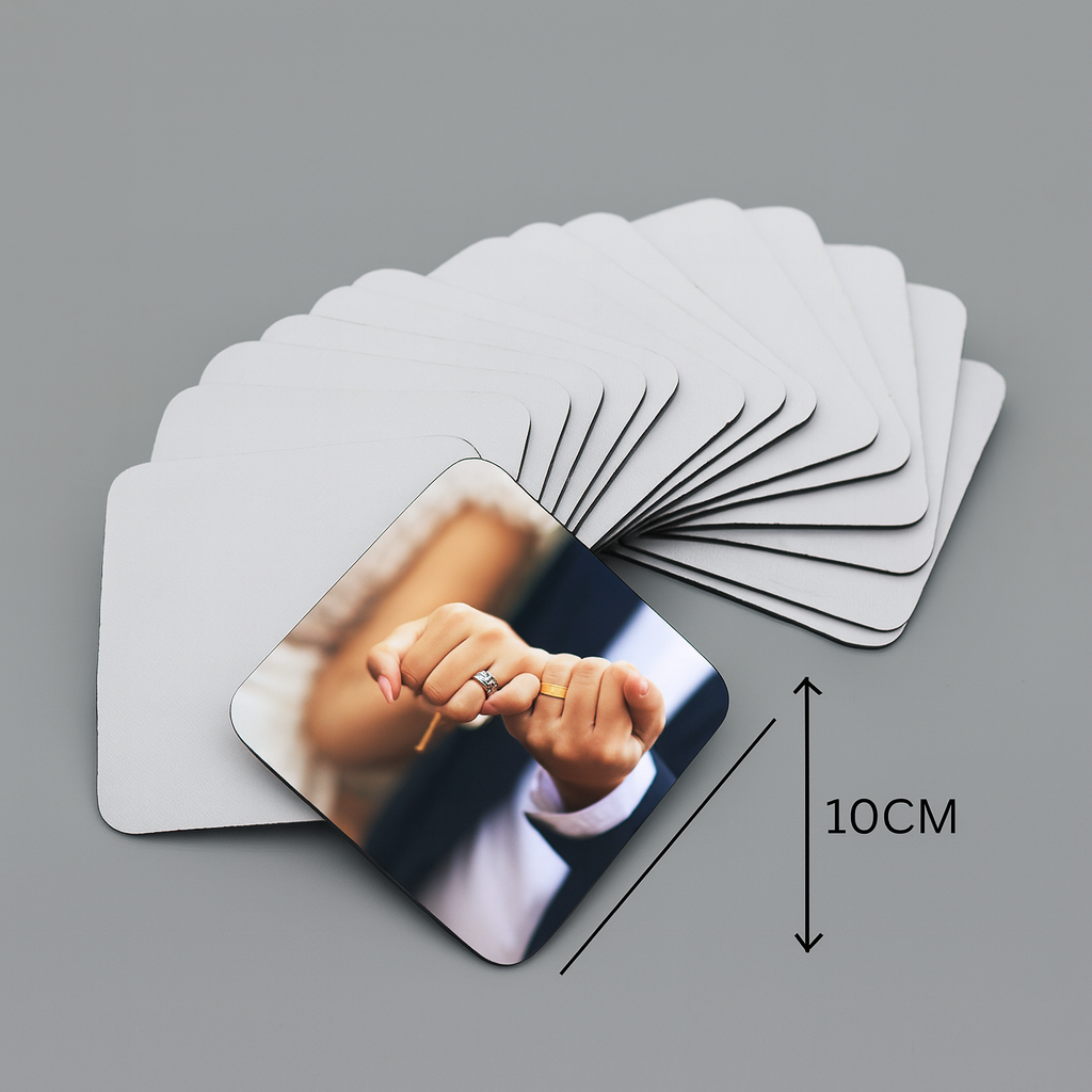 Personalized Rubber Coasters